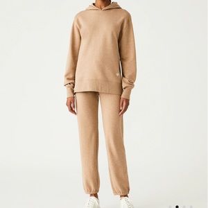 NWT Tory Burch French terry melange sweat set S